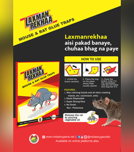 Laxmanrekhaa Mouse & Rat Glue Traps