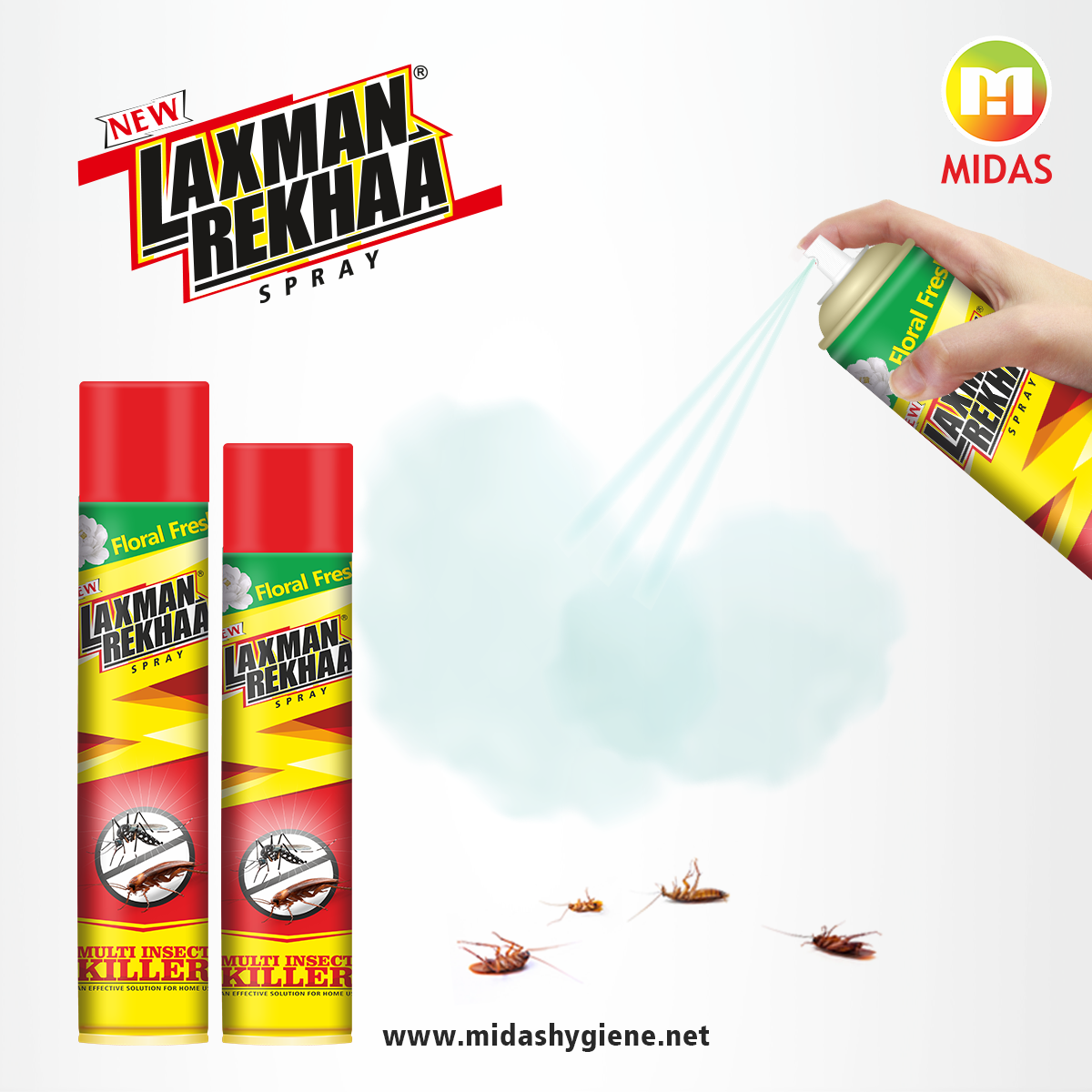 Laxmanrekhaa Spray Can with Floral Fresh