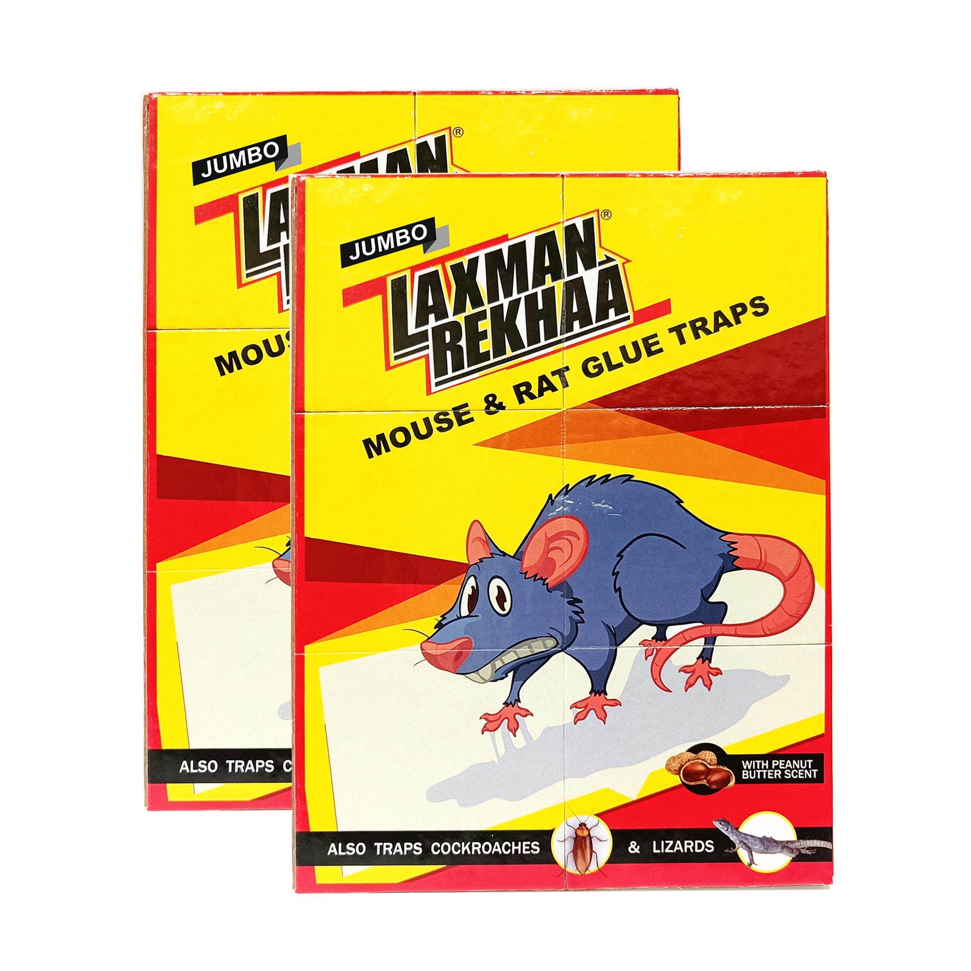 Laxman Rekhaa Mouse & Rat Glue Traps – Zumbo Rat Pad (Pack of 2)