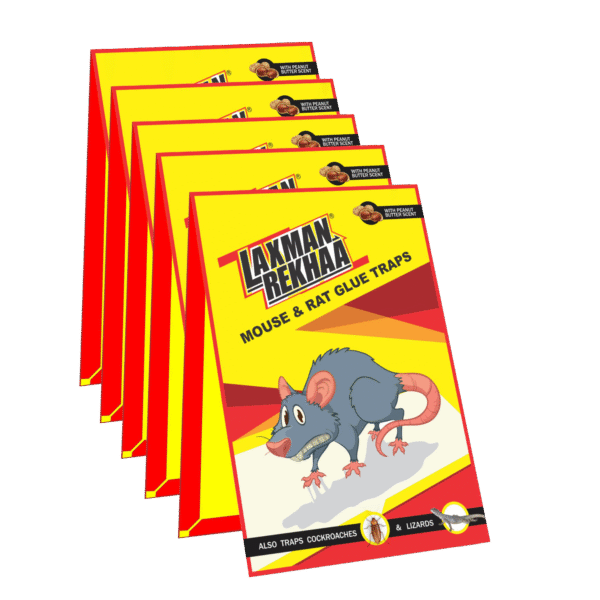 Laxman Rekhaa Long Rat Pad (Pack of 5) | Rat & Pest Glue Trap