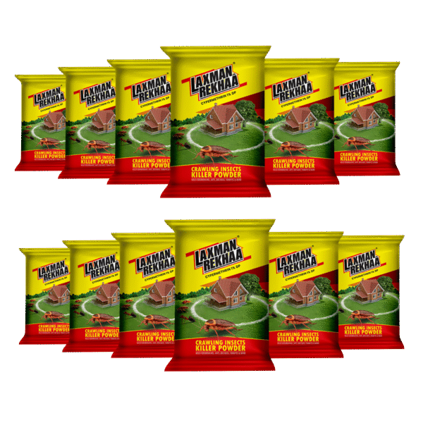 Laxmanrekhaa Cockroach Killer Powder (Pack Of 12)